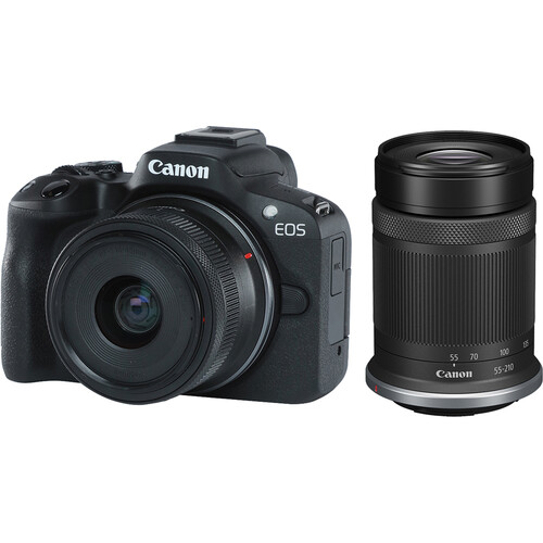 CANON EOS R50 KIT BLACK (RF-S 18-45MM + 55-210MM)
