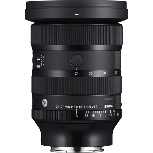 SIGMA DG DN 24-70MM F2.8 ART II FOR SONY E