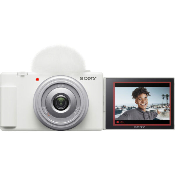 SONY ZV-1F DIGITAL CAMERA (WHITE)