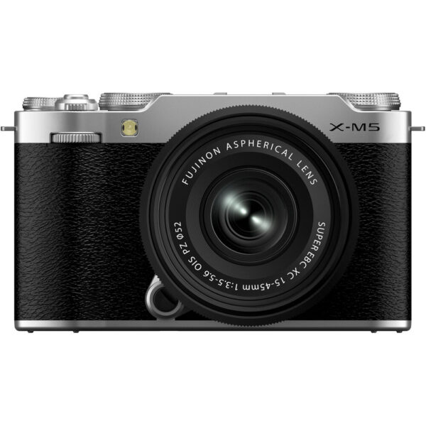 FUJIFILM X-M5 SILVER KIT (XC 15-45MM F3.5-5.6 OIS PZ)