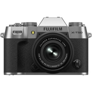 FUJIFILM X-T50 KIT (XC 15-45MM F3.5-5.6 OIS PZ) SILVER