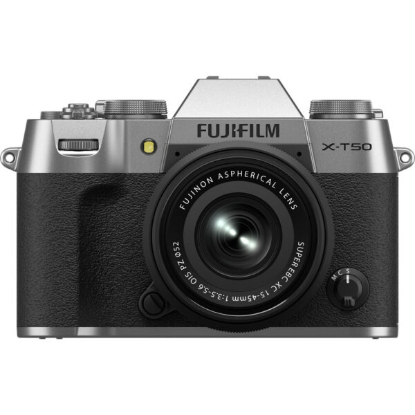 FUJIFILM X-T50 KIT (XC 15-45MM F3.5-5.6 OIS PZ) SILVER